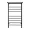 Warmlyyours Summit Towel Warmer, Black, Dual Connection, 8 Bars & Heated 3-Bar Shelf TW-SUM08KS-HP - alternate 4